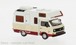 Brekina 33975 - H0 - VW T3 Gipsy Karmann Camper - weiß/elfenbein